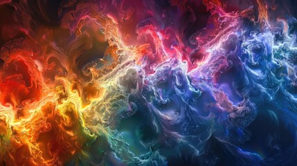 Poster - Fractal background for design purposes