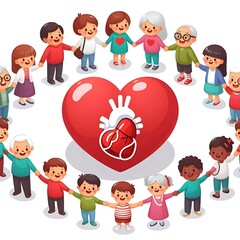 Wall Mural - Organ donation day 