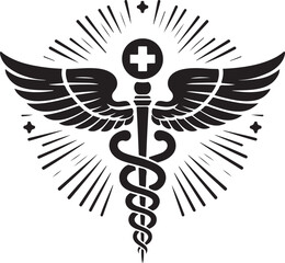 caduceus medical icon