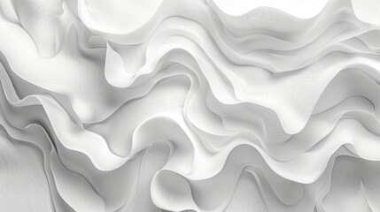 Wall Mural - a white simple texture symbolising design