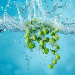 Wall Mural - Photo of a fresh peas