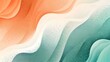 © Ziyan Yang - Retro orange green white grainy gradient background noise texture effect summer poster design seamless colors teal abstract wave pattern. Abstract modern gradient web banner
