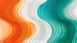 © Ziyan Yang - Retro orange green white grainy gradient background noise texture effect summer poster design seamless colors teal abstract wave pattern. Abstract modern gradient web banner