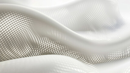 Poster - Halftone Gradient Elegance, featuring a grey white abstract background halftone dot style business background concept, with a smooth gradient and halftone dots creating a textured