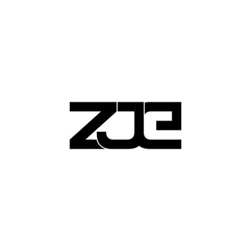 zje typography letter monogram logo design