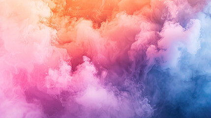 Wall Mural - Abstract colorful smog background.