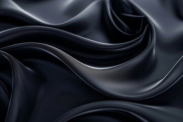 Wall Mural - smooth gradient black background, wallpaper.