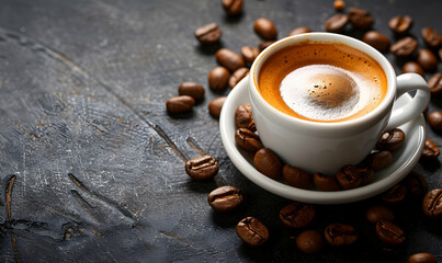 National Espresso Day copy space background