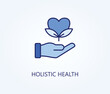 © Samber TheLabs - holistic health vector, icon or logo sign symbol illustration