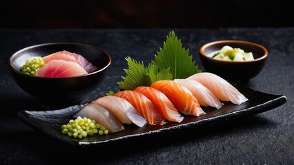 Wall Mural - Essence of Sushi, A Minimalist Perspective