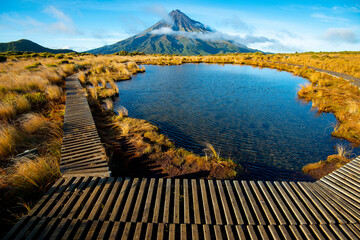 Poster - Mount Taranaki Lookout - New Zealand