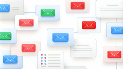 Direct Messages (DMs) Interface on White Background