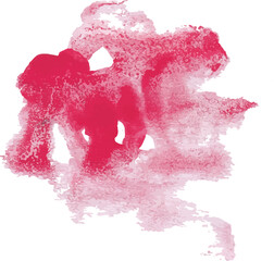 Poster - pink watercolor splash element