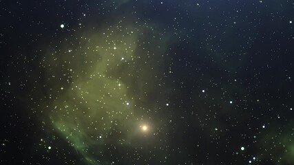Wall Mural - starry sky in the open space 4k.