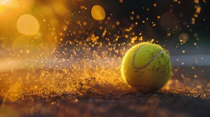 Wonderful View of lots of tennis balls