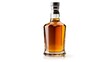 © Kushch - Closed bottle of cognac on a white background.