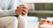 © peopleimages.com - Psychology, counseling or woman hands with psychologist in consultation office for mind, assessment or evaluation. Therapy, anxiety or support for nervous patient with stress at mental health clinic
