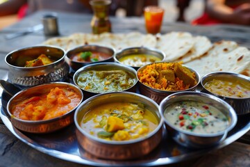 indian traditional food by generative ai