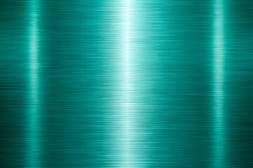 A Shiny Brushed Teal Metallic Steel Background