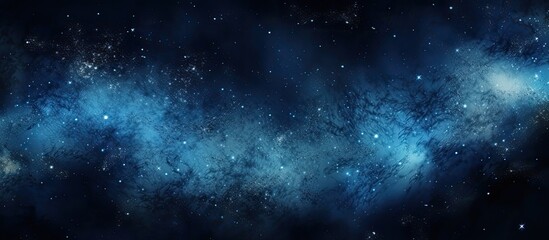 Wall Mural - starry sky captured with a long exposure photography technique, showcasing space stars against a dar