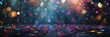 © AminaDesign - Colorful confetti falls with beautiful bokeh lights, creating a perfect atmosphere for party and celebration visuals
