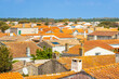 Rooftops of the village of La Cotinière in Saint-Pierre-d'Oléron, France