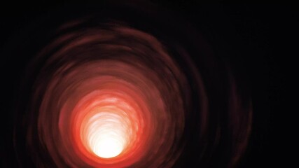 Wall Mural - Interstellar Travel Through A Red Wormhole - Seamless Loop