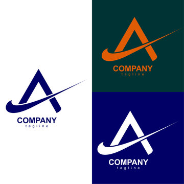 Letter Logo A for business company office 