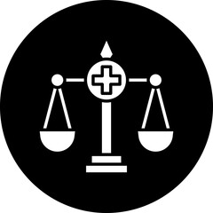 Sticker - Vector Design Health Law Icon Style