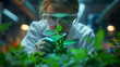 © Marcio - Seeds of Progress: Biotechnology Researcher Collects Plant Specimens ,generated by IA
