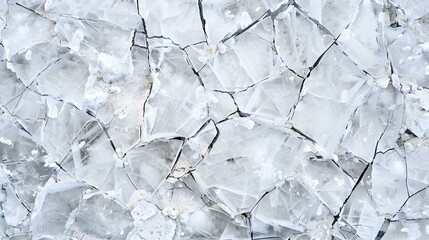 Poster - Ice cracks texture