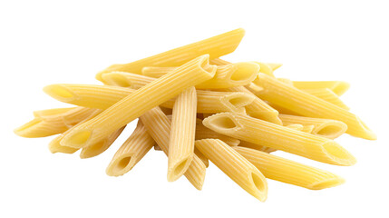 Canvas Print - a pile of pasta on a white background