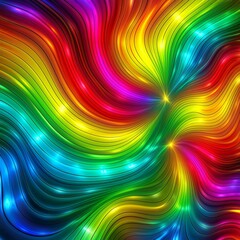 Poster - The dazzling abstract background is colorful and colorful in the reggae style.