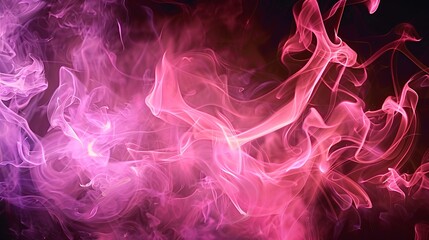 Wall Mural - Vibrant pink flames captured in ultra-high definition.