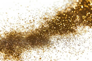 Wall Mural -  Confetti sparkles with a golden hue.