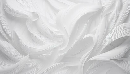 Wall Mural - White background smeared with scattered white in a minimal style.