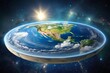 © Jason - flat earth planet in outer space
