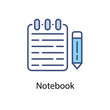 © Hexagon Designes - Notebook vector icon