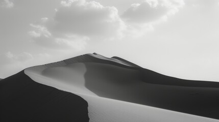 Wall Mural - the singing sand dunes seem to have a secret language one that can only be understood by those willi