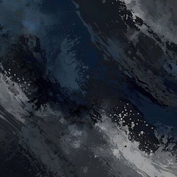 modern artistic horizontal header with dark gray, ash gray and very dark blue colors. graphic with space for text or image. can be used as header or banner  Generative AI 