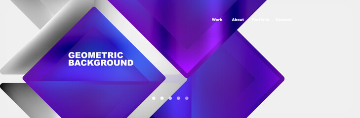Triangle minimal web site page background design. Vector Illustration For Wallpaper, Banner, Background, Card, Book Illustration, landing page