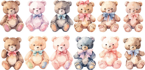 Wall Mural - teddy bear clipart vector for graphic resources