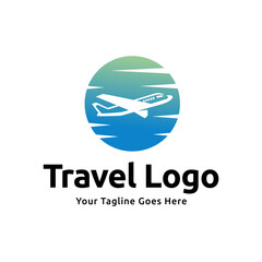 Sticker - Pin map illustration for travel icon logo design