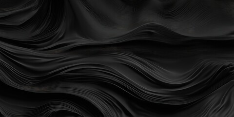 Poster - Black wavy background