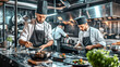 © Kondor83 - Team of chefs in professional kitchen of a restaurant