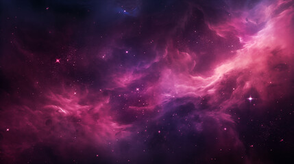 Wall Mural - pink space galexy background
