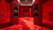© stock1 - red loud speaker