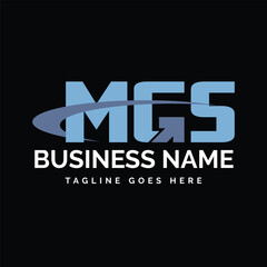 Wall Mural - MGS logo design with MG initials