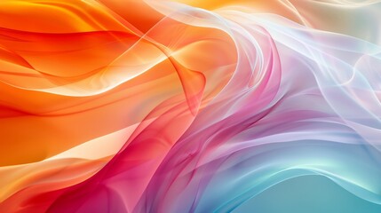 Poster - Rendering of an abstract background in blue and orange colors using stock .