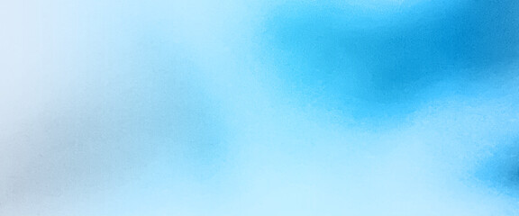 Poster - Abstract background blue and white gradient with soft blue gradient background grainy glowing blue light 